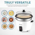 Aroma 32-Cup Rice Cooker - White