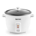 AROMA Rice Cooker, 8-Cup Capacity, One-Touch