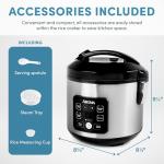 Aroma Digital Rice Cooker & Steamer, 8 Cups
