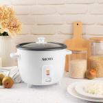 AROMA Rice Cooker, 8-Cup Capacity, One-Touch