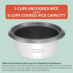 Maxi-Matic Electric Rice Cooker with Non-Stick Pot