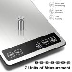 Fuzion Digital Kitchen Food Scale - 22lb Capacity