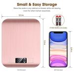 Mik-Nana Pink Digital Kitchen Food Scale 10kg