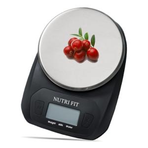 Digital Food Scale with Tare, Backlit Display