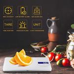 MegaWise Digital Kitchen Scale - Waterproof & Rechargeable