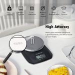 Digital Food Scale with Tare, Backlit Display