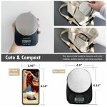 Digital Food Scale with Tare, Backlit Display