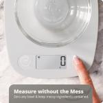 Slim Digital Kitchen Scale – Accurate & BPA-Free