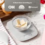 Slim Digital Kitchen Scale – Accurate & BPA-Free