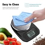 Digital Food Scale with Tare, Backlit Display