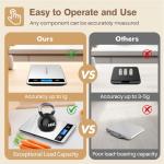 Yusshn Waterproof Digital Kitchen Scale - Ash Silver