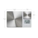 KitchenAid Dual Platform Digital Food Scale, White