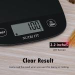 Nutri Fit Slim Digital Food Scale for Cooking