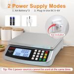 Large Digital Kitchen Scale with Price Computing