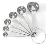TILUCK Stainless Steel Measuring Spoons Set of 6
