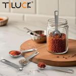 TILUCK Stainless Steel Measuring Spoons Set of 6
