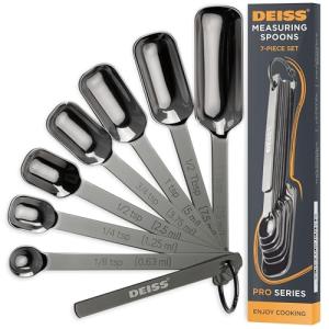 Deiss PRO Stainless Steel Measuring Spoons Set of 7