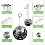11 Piece Stainless Steel Measuring Spoons and Cups Set
