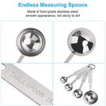 OstWony 5-Piece Stainless Steel Measuring Spoons Set