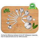 11 Piece Stainless Steel Measuring Spoons and Cups Set