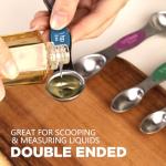 8-Piece Stainless Steel Magnetic Measuring Spoon Set