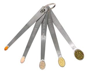 BERYLER Mini Stainless Steel Measuring Spoons Set