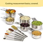 Gourmet Stainless Steel Measuring Cups and Spoons Set