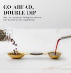 Magnetic Gold Stainless Steel Measuring Spoons Set