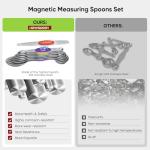 Magnetic Measuring Spoons Set with Leveler