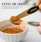 Magnetic Gold Stainless Steel Measuring Spoons Set