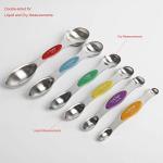 Magnetic Stainless Steel Measuring Spoons Set of 6