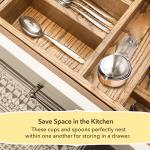 Gourmet Stainless Steel Measuring Cups and Spoons Set