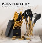 Magnetic Gold Stainless Steel Measuring Spoons Set