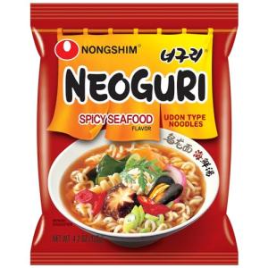 Nongshim Neoguri Spicy Seafood Udon Noodles, 10-Pack