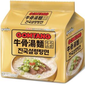 Paldo Korean Gomtang Ramen Family Pack of 4