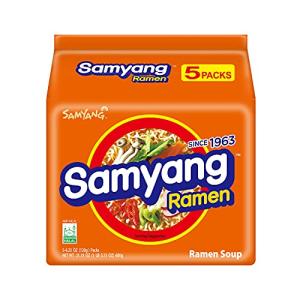 Samyang Korean Ramen Noodle Soup 5-Pack