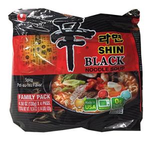 Nongshim Shin Black Korean Ramen Family Pack