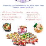 Indomie Variety Pack - 30 Bags, 6 Flavors