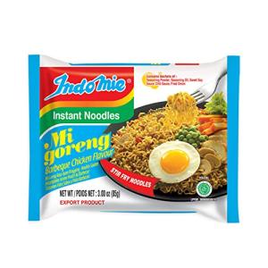 Indo Mie Mi Goreng Barbeque Chicken Noodles, 30 Pack