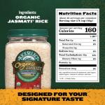 Organic Jasmati Jasmine Rice, 32-Ounce Jar