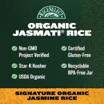 Organic Jasmati Jasmine Rice, 32-Ounce Jar