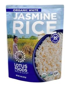 Lotus Foods Organic White Jasmine Rice, 8 Oz