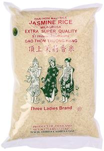 Three Ladies Long Grain Jasmine Rice 5 lbs