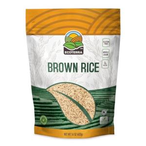 Ecoterra Brown Rice 16oz – Gluten-Free, Vegan