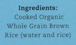 Organic Steamed Brown Rice, 30 Ounce, 3 Pack