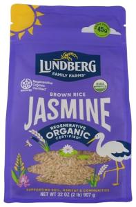 Lundberg Organic Jasmine Brown Rice, 32 Oz