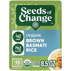 Organic Brown Basmati Rice - 8.5 OZ Pouch
