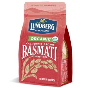 Organic Basmati Brown Rice - Fluffy and Aromatic