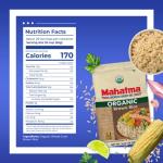 Mahatma Organic Brown Rice, Quick-Cook 2 lbs