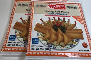 Wei-Chuan Spring Roll Pastry Lumpia Wrappers 2-Pack